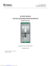 Littelfuse Startco SE-330HV Manual