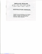 KF 300HC Instruction Manual