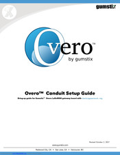 Gumstix Overo Conduit Setup Manual