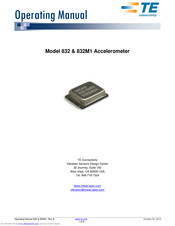 TE Connectivity 832M1 Operating Manual