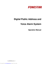 FONESTAR ZS-4328IO Operation Manual