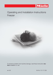 Miele FNS 37492 iE Operating And Installation Instructions