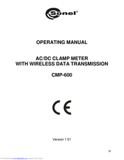 Sonel CMP-600 Operating Manual