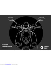 Fonzarelli S1 Owner's Manual