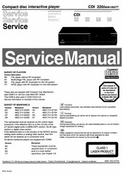 Philips CDI 220/61 Service Manual