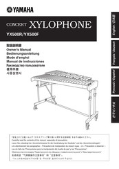 Yamaha YX500F Owner's Manual
