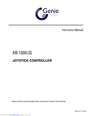 Genie CCTV KB-1000/JS Instruction Manual