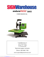 SignWarehouse.com EnduraPRESS SA12 User Manual