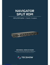 TECshow NAVIGATOR SPLIT RDM User Manual