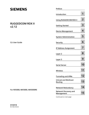 Siemens RUGGEDCOM ROX II User Manual
