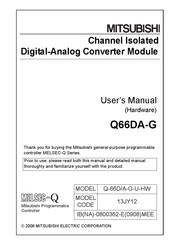 Mitsubishi Electric Q66DA-G User Manual