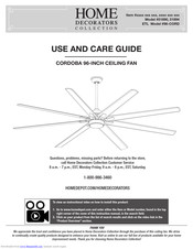 Home Decorators Collection 51890 Use And Care Manual