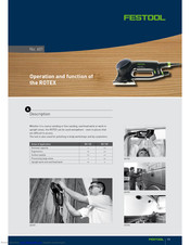 Festool ROTEX RO 125 Manual