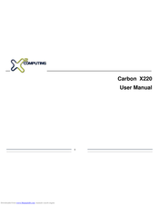 X2 Computing Carbon X220 User Manual
