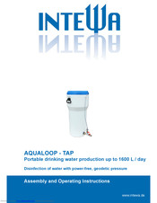 Intewa AQUALOOP tap Assembly And Operating Instructions Manual
