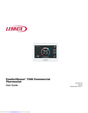 Lennox ComfortSense 7500 Series User Manual