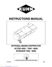 KUHN ALTOR 8060 Instruction Manual
