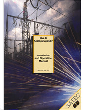 Satec AX-8 Installation And Operation Manual