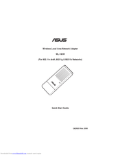 Asus WL-160W Quick Start Manual