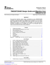 texas instruments TMS320TCI6482 Design Manual