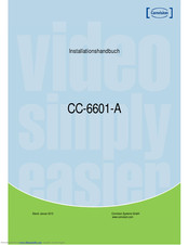 Convision CC-6601-A Installation Manual