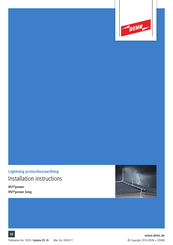dehn HVI power Installation Instructions Manual
