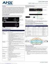 AMX Modero NXV-300 Quick Start Manual