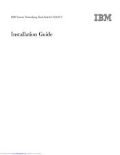 IBM RackSwitch G8264CS Installation Manual