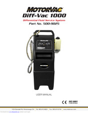 MotorVac Diff-Vac 1000 User Manual