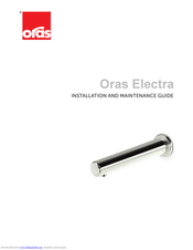 Oras Electra Installation And Maintenance Manual