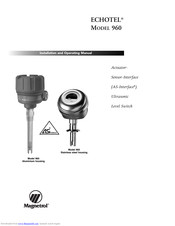 Magnetrol ECHOTEL 960 Installation And Operating Manual