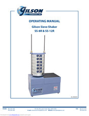 Gilson SS-12R Operating Manual