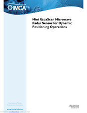 IMCA Mini RadaScan Owner's Manual