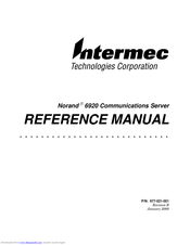 Intermec Norand 6920 Reference Manual