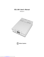 Sollae Systems EZL-200 User Manual