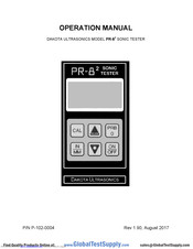 DAKOTA ULTRASONICS PR-82 Operation Manual
