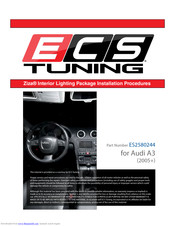 ECS Tuning Ziza ES2580244 Installation Procedures Manual