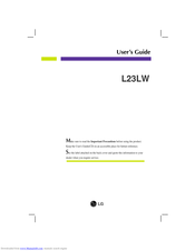 LG L23LW User Manual
