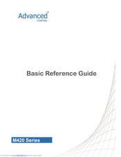 Advanced Control M420 Series Basic Reference Manual