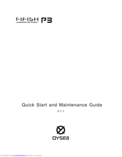 QYSEA FIFISH P3 Quick Start & Maintenance Manual