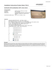 Jehnert 75112 Installation Instructions Manual