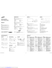 Samsung DB22D-P Quick Setup Manual
