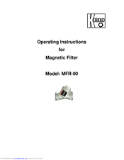 Kobold MFR-00 Operating Instructions Manual