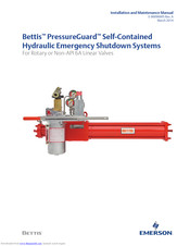 Emerson Bettis PressureGuard Installation And Maintenance Manual