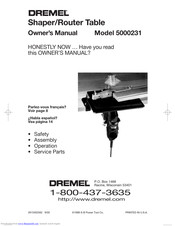 Dremel 5000231 Owner's Manual