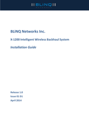BLiNQ X-1200 Installation Manual