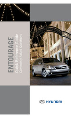 Hyundai Entourage 2007 Quick Reference Manual