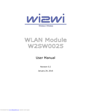 Wi2Wi W2SW0025 User Manual