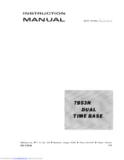 Tektronix 7B53N Instruction Manual