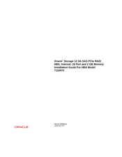 Oracle 7116970 Installation Manual